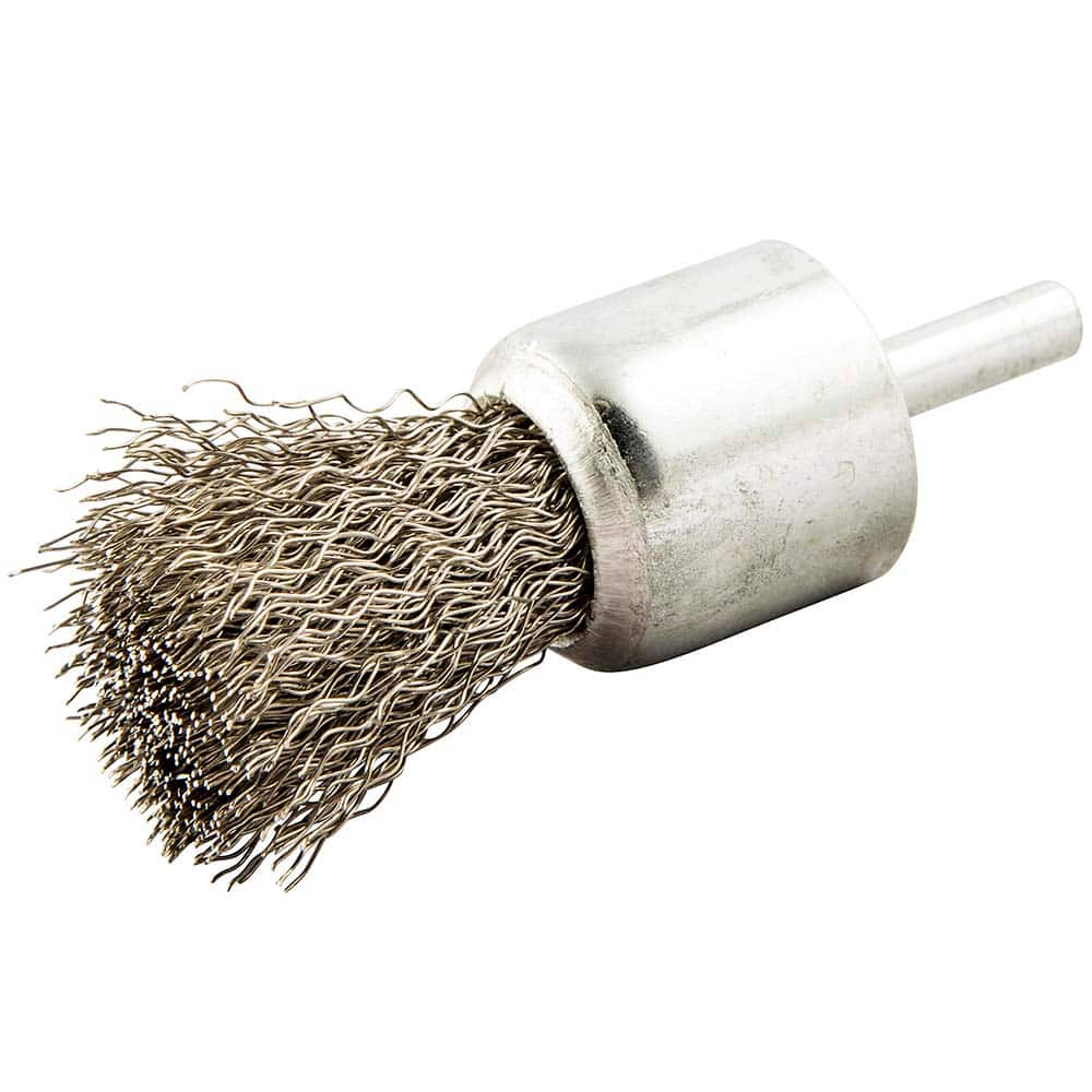 Norton - End Brushes Brush Diameter (Inch): 1 Fill Material: Stainless Steel - A1 Tooling