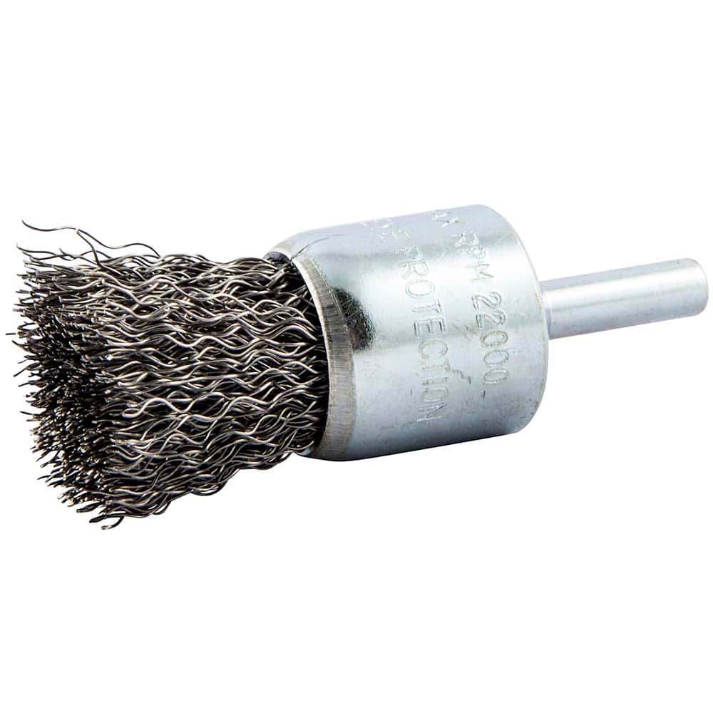 Norton - End Brushes Brush Diameter (Inch): 1 Fill Material: Carbon Steel - A1 Tooling