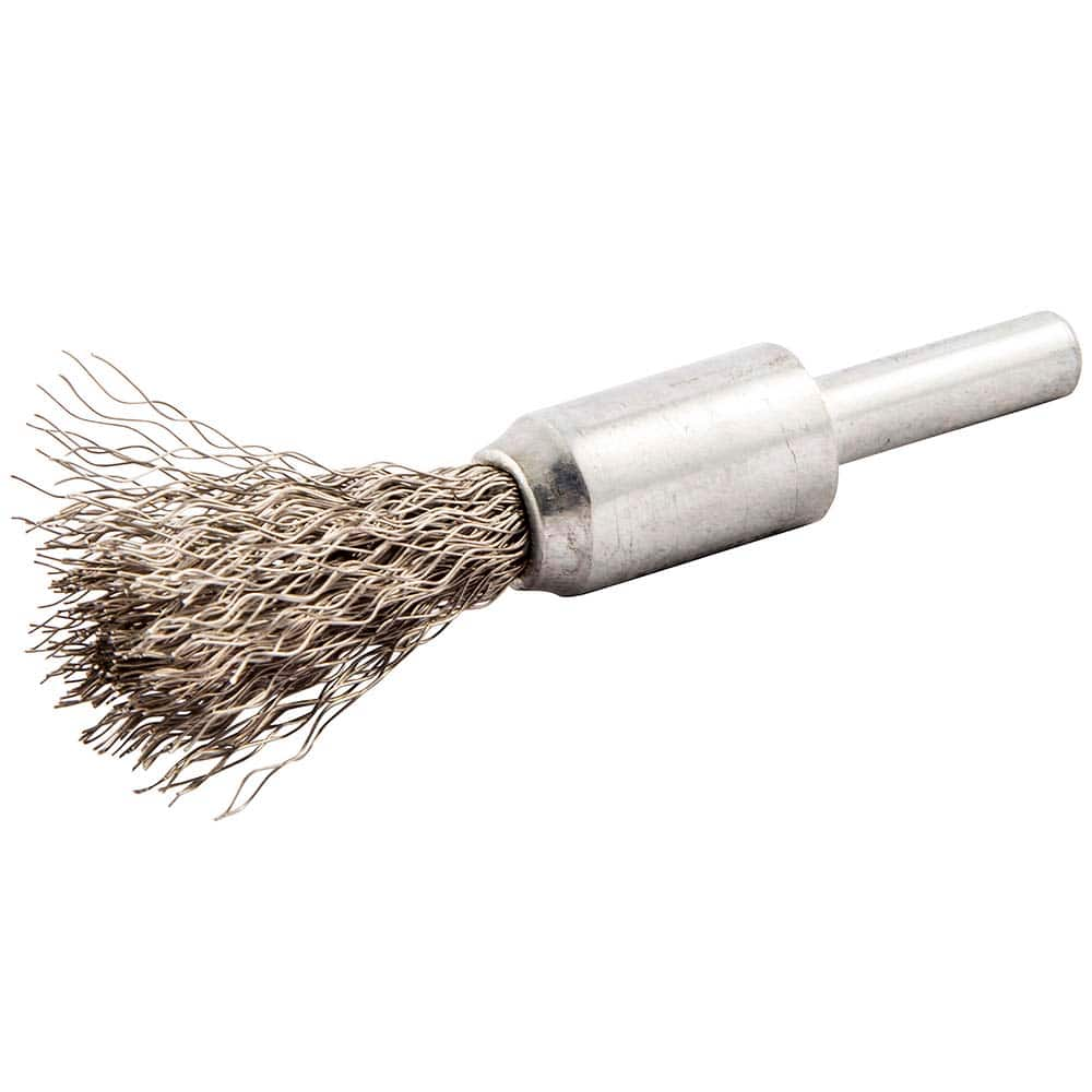 Norton - End Brushes Brush Diameter (Inch): 1/2 Fill Material: Stainless Steel - A1 Tooling