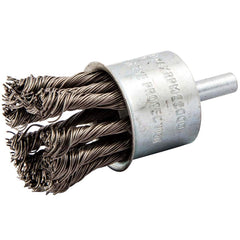 Norton - End Brushes Brush Diameter (Inch): 1-1/8 Fill Material: Carbon Steel - A1 Tooling