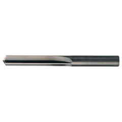 ‎19/64″ Dia. × 0.297″ Shank × 1-9/16″ Flute Length × 2-3/4″ OAL, 140°, Bright, 2xD Flute, Round Solid Carbide Drill - Exact Industrial Supply