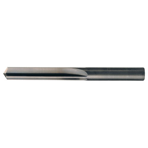 ‎21/64″ Dia. × 0.328″ Shank × 1-11/16″ Flute Length × 2-15/16″ OAL, 140°, Bright, 2xD Flute, Round Solid Carbide Drill - Exact Industrial Supply