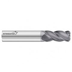 4mm Dia. x 50mm Overall Length 4-Flute 0.3mm C/R Solid Carbide SE End Mill-Round Shank-Center Cut-FC18 - A1 Tooling