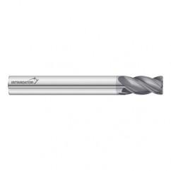 8mm Dia. x 50mm Overall Length 4-Flute 1.5mm C/R Solid Carbide SE End Mill-Round Shank-Center Cut-FC18 - A1 Tooling