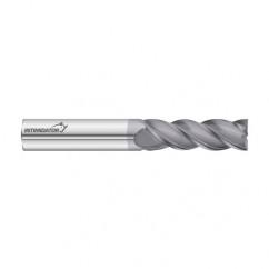 1/2 Dia. x 4 Overall Length 4-Flute Square End Solid Carbide SE End Mill-Round Shank-Center Cut-FC18 - A1 Tooling