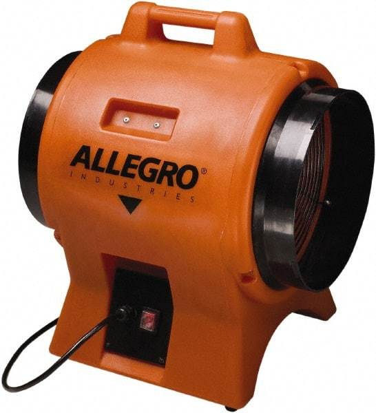 Allegro - 12" Inlet, Electric AC Axial Blower - 1 hp, 2,180 CFM (Free Air), 230 Max Voltage Rating - A1 Tooling