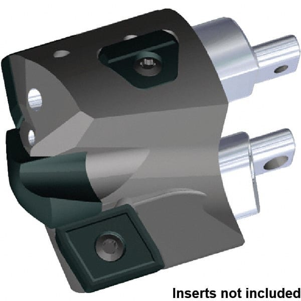 Series KSEM Plus, Head Connection FDS56, 58mm Max Drill Diam, Indexable Interchangeable Pilot Head KSEMP2200HPGM Pilot Drill, 22mm Pilot Drill Diam, Takes 3 Nonpilot Inserts, 35mm Head Length