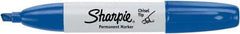 Sharpie - Blue Permanent Marker - Chisel Tip, AP Nontoxic Ink - A1 Tooling