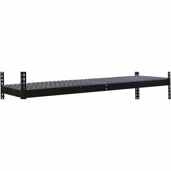 Hallowell - 48" Wide, Open Shelving Accessory/Component - Steel, 30" Deep, Use with Black Rivetwell Double Rivet Boltless Shelving - A1 Tooling