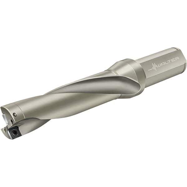 Walter - 200mm Max Drill Depth, 4xD, 50mm Diam, Indexable Insert Drill - 2 Inserts, 40mm Shank Diam, Flange Shank - A1 Tooling