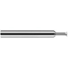 Harvey Tool - 3/8" Diam 90° 0.066" Chamfer 6-Flute Solid Carbide Back Chamfer - Exact Industrial Supply