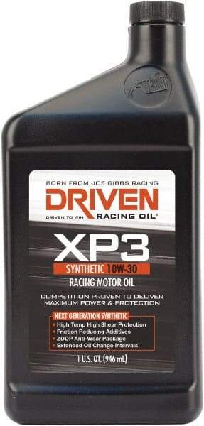 Joe Gibbs Driven Racing Oil - 1 Quart Synthetic Racing Oil - Grade 10W-30 - A1 Tooling