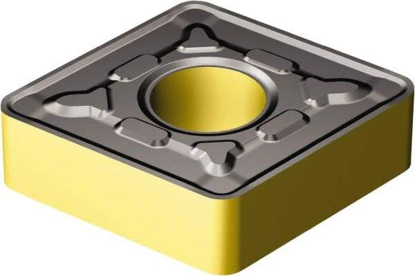 Sandvik Coromant - CNMG644 PR Grade 4305 Carbide Turning Insert - TiCN/AI2O3/TiN Finish, 80° Diamond, 3/4" Inscr Circle, 1/4" Thick, 1/16" Corner Radius - A1 Tooling