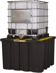 Justrite - 372 Gallon Sump Polyurethane IBC Pallet - 55 Inch Long x 55 Inch Wide x 37-1/2 Inch High, 1 Tote, 9,000 Lbs. Load Capacity, Fork Liftable - A1 Tooling