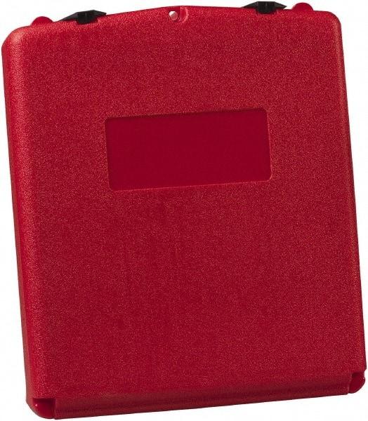 Justrite - 1 Piece Red Document Holders-Certificate/Document - 15-3/4" High x 13.3" Wide - A1 Tooling