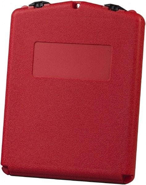 Justrite - 1 Piece Red Document Holders-Certificate/Document - 14-1/2" High x 11" Wide - A1 Tooling