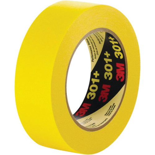 3M Performance Yellow Masking Tape 301+ 24 mm × 55 m 6.3 mil - A1 Tooling