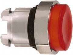 Schneider Electric - 22mm Mount Hole, Extended Straight, Pushbutton Switch Only - Round, Red Pushbutton, Illuminated, Maintained (MA) - A1 Tooling