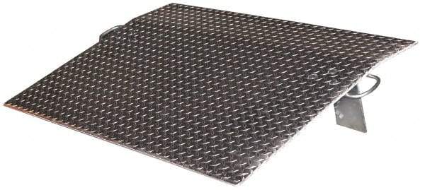 Vestil - 2,500 Lb Aluminum Dock Plate - 36" Long x 36" Wide x 5" High - A1 Tooling