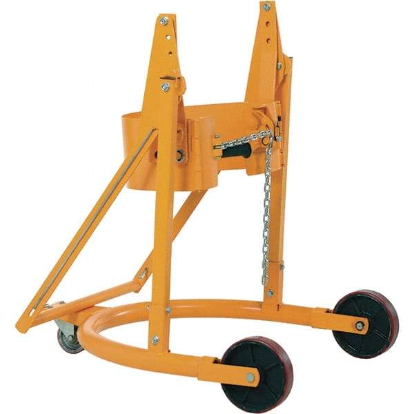 Value Collection - 1,496 Lb Load Capacity, Drum Carrier/Rotator - For 55 Gal Drums - A1 Tooling