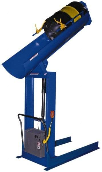 Vestil - 1,500 Lb Load Capacity, Drum Dumper - 63-3/4" High - A1 Tooling