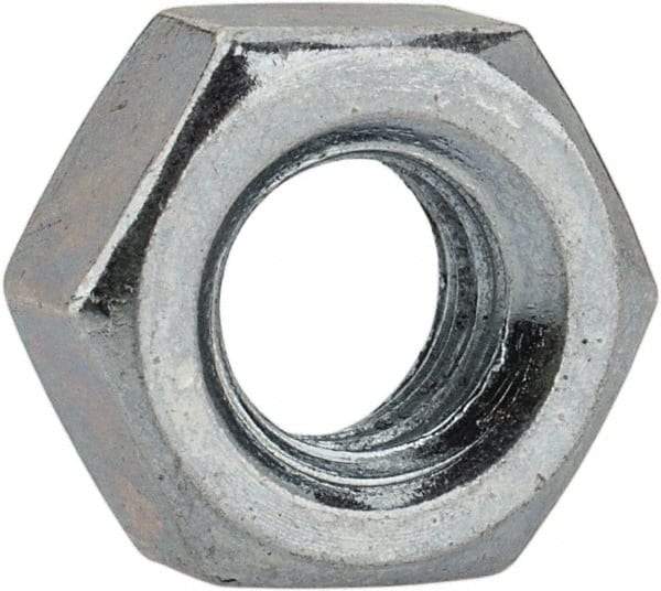 Value Collection - M6x1.00 Metric Coarse Steel Right Hand Hex Nut - 10mm Across Flats, 5mm High, Hot Dipped Galvanized Finish - A1 Tooling