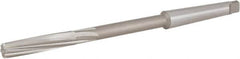 Hertel - 1/2" High Speed Steel 6 Flute Chucking Reamer - Spiral Flute, 1MT Morse Taper Shank, 2" Flute Length, 8" OAL - A1 Tooling