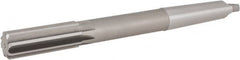 Hertel - 31/32" High Speed Steel 8 Flute Chucking Reamer - Straight Flute, 3MT Morse Taper Shank, 2-5/8" Flute Length, 10" OAL - A1 Tooling