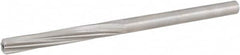 Hertel - 0.1855" High Speed Steel 6 Flute Chucking Reamer - Spiral Flute, Straight Shank, 1-1/8" Flute Length, 3-1/2" OAL - A1 Tooling