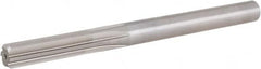 Hertel - 1/2" High Speed Steel 6 Flute Chucking Reamer - Straight Flute, Straight Shank, 2" Flute Length, 6" OAL - A1 Tooling