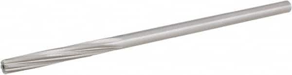 Hertel - 7/32" Cobalt 6 Flute Chucking Reamer - Spiral Flute, 0.2792" Straight Shank, 1-1/2" Flute Length, 6" OAL - A1 Tooling