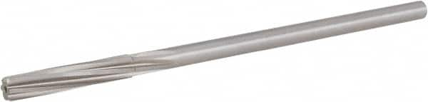 Chucking Reamer: 21/64″ Dia, 6″ OAL, 1-1/2″ Flute Length, Straight Shank, High Speed Steel 6 Flute, RH