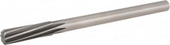 Hertel - 3/4" High Speed Steel 8 Flute Chucking Reamer - Spiral Flute, 5/8" Straight Shank, 2-1/2" Flute Length, 9-1/2" OAL - A1 Tooling