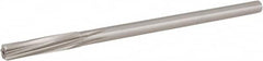 Hertel - 15/32" High Speed Steel 6 Flute Chucking Reamer - Spiral Flute, 0.373" Straight Shank, 1-3/4" Flute Length, 7" OAL - A1 Tooling