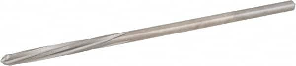 Hertel - 7/64" High Speed Steel 4 Flute Chucking Reamer - Spiral Flute, 0.103" Straight Shank, 7/8" Flute Length, 3-1/2" OAL - A1 Tooling