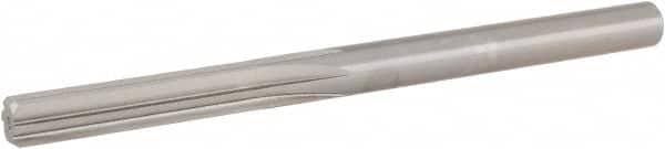 Hertel - 21/64" High Speed Steel 6 Flute Chucking Reamer - Straight Flute, 21/64" Straight Shank, 1-1/2" Flute Length, 4-5/8" OAL - A1 Tooling