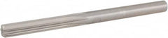 Hertel - 21/64" High Speed Steel 6 Flute Chucking Reamer - Straight Flute, 21/64" Straight Shank, 1-1/2" Flute Length, 4-5/8" OAL - A1 Tooling