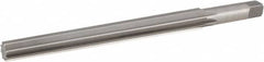 Hertel - #10 Pin, 0.7216" Diam, 0.5799" Small End, 5/8" Diam Straight Shank, 6-13/16" Flute, Taper Pin Reamer - A1 Tooling