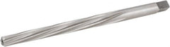 Hertel - #3 Pin, 0.2294" Diam, 0.1813" Small End, 15/64" Diam Straight Shank, 2-5/16" Flute, Taper Pin Reamer - A1 Tooling