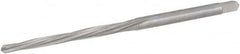 Hertel - #5/0 Pin, 0.0966" Diam, 0.0719" Small End, 7/64" Diam Straight Shank, 1-3/16" Flute, Taper Pin Reamer - A1 Tooling