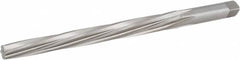 Hertel - #9 Pin, 0.6066" Diam, 0.4805" Small End, 9/16" Diam Straight Shank, 6-1/16" Flute, Taper Pin Reamer - A1 Tooling