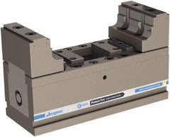 Jergens - 100mm Jaw Width, 204mm Max Jaw Opening, 30mm Throat Depth, Manual Precision Self Centering Vise - Steel - A1 Tooling