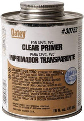 Oatey - 16 oz All Purpose Primer/Cleaner - Clear, Use with PVC - A1 Tooling