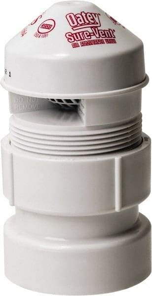 Oatey - Faucet Replacement Air Admittance Valve - PVC, Use with Up to 3" Vent Pipes - A1 Tooling