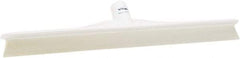 Vikan - 19.67" Rubber Blade Floor Squeegee - Single Edge, White, Plastic Holder - A1 Tooling