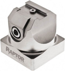 Raptor Workholding - 3/4" Jaw Width, 2-1/8" High x 2.07" Long x 2.07" Wide Dovetail Vise - For Use with 4 & 5 Axis Workholding Systems - A1 Tooling