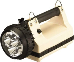 Streamlight - White LED Bulb, 540 Lumens, Spotlight/Lantern Flashlight - Beige Plastic Body, 1 6V Battery Included - A1 Tooling