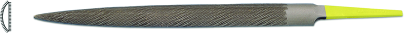 6" INOX Half-Round File, Cut 0 - A1 Tooling