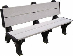 Vestil - 4' Long x 28" Wide, Recycled Plastic Bench Seat - A1 Tooling