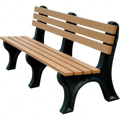 Vestil - 6' Long x 26-1/4" Wide, Recycled Plastic Bench Seat - A1 Tooling